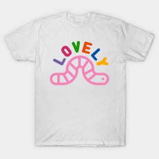 Playschool Lovely Worm on White T-Shirt